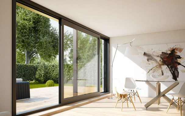 Lift and slide doors
